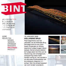 Bint Architecten - Website